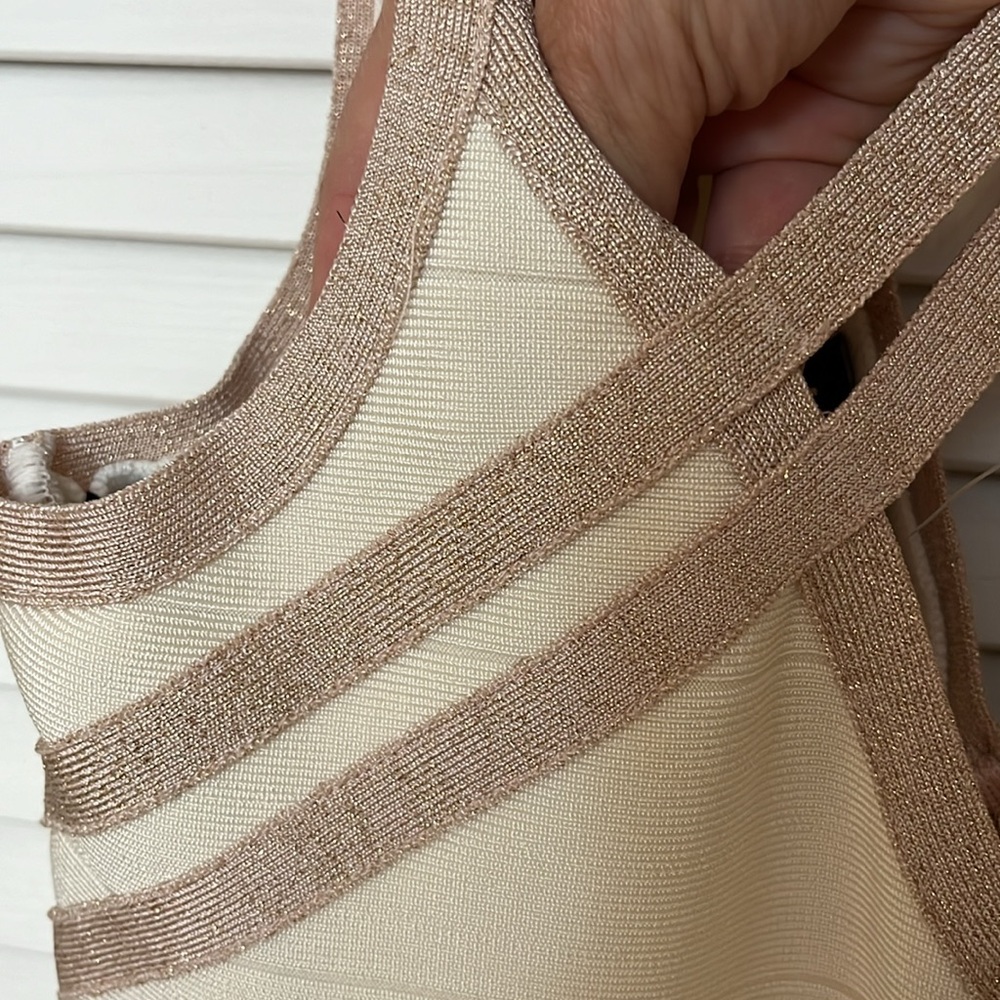 Bebe Crossover Bandage Dress - Picture 7 of 12
